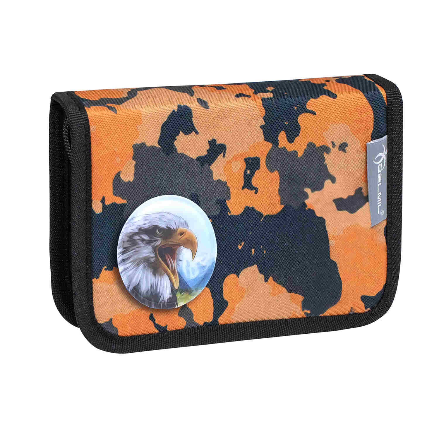 Pernica Prazna sa dva flepa Orange camouflage