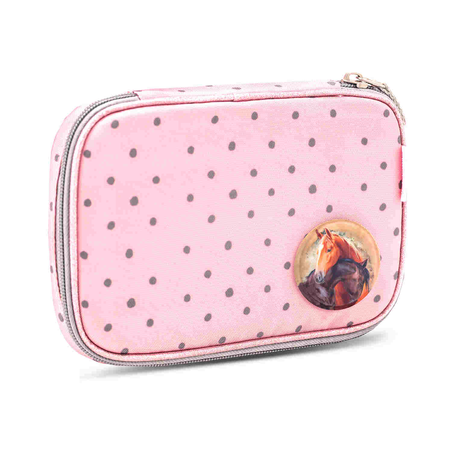 Pernica Prazna sa dva flepa Pink dots 2