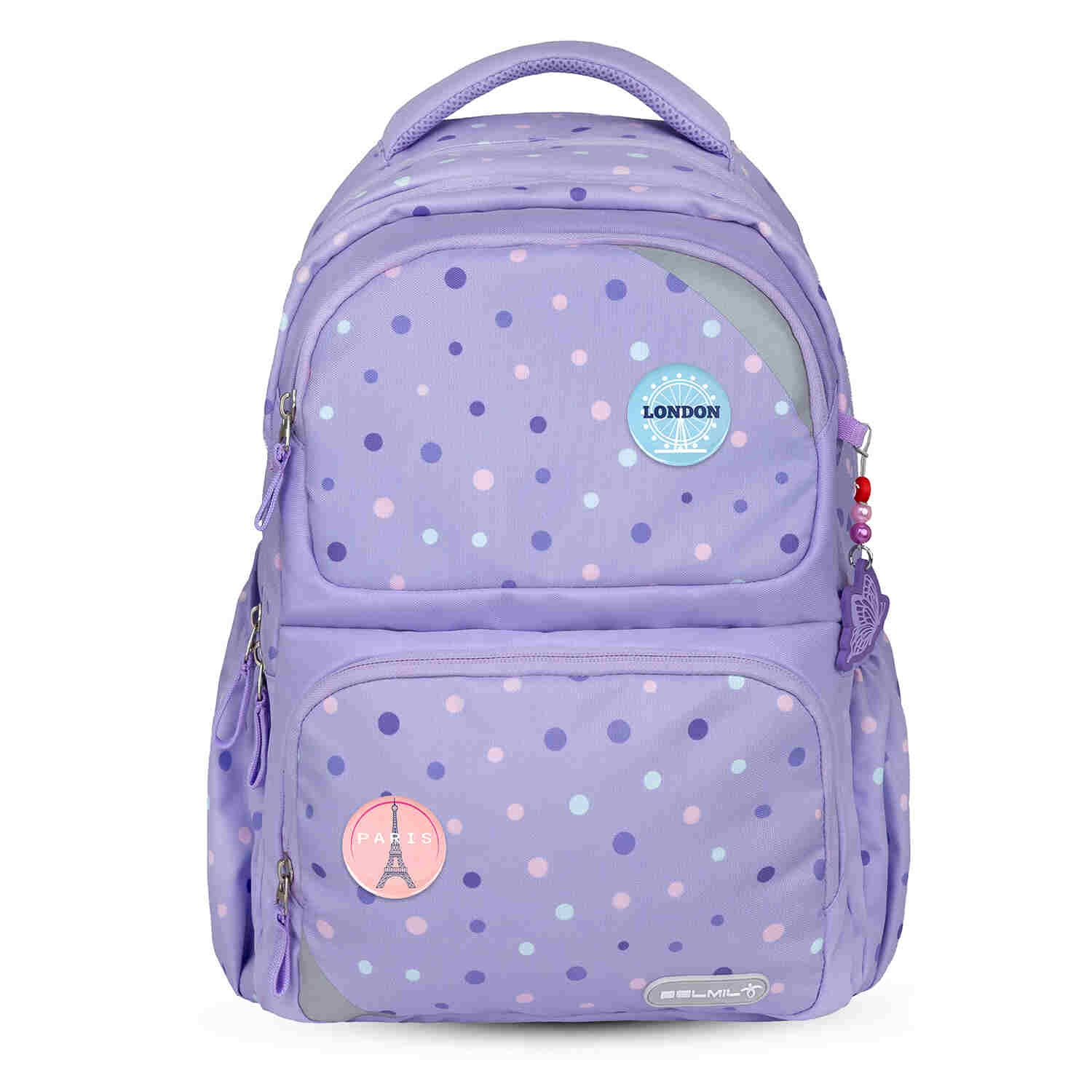Ranac Maxi pack Purple Dots