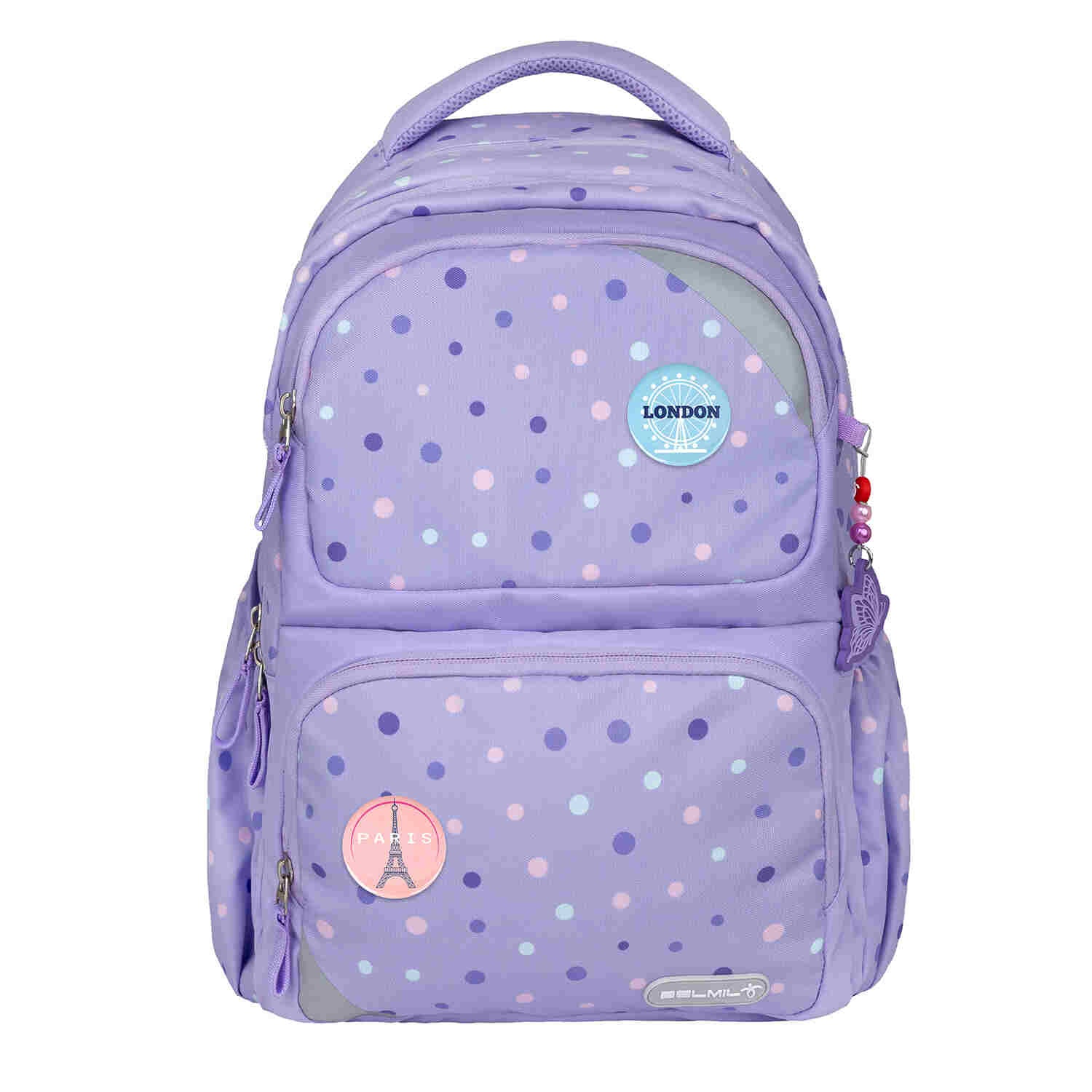 Ranac Maxi pack Purple Dots