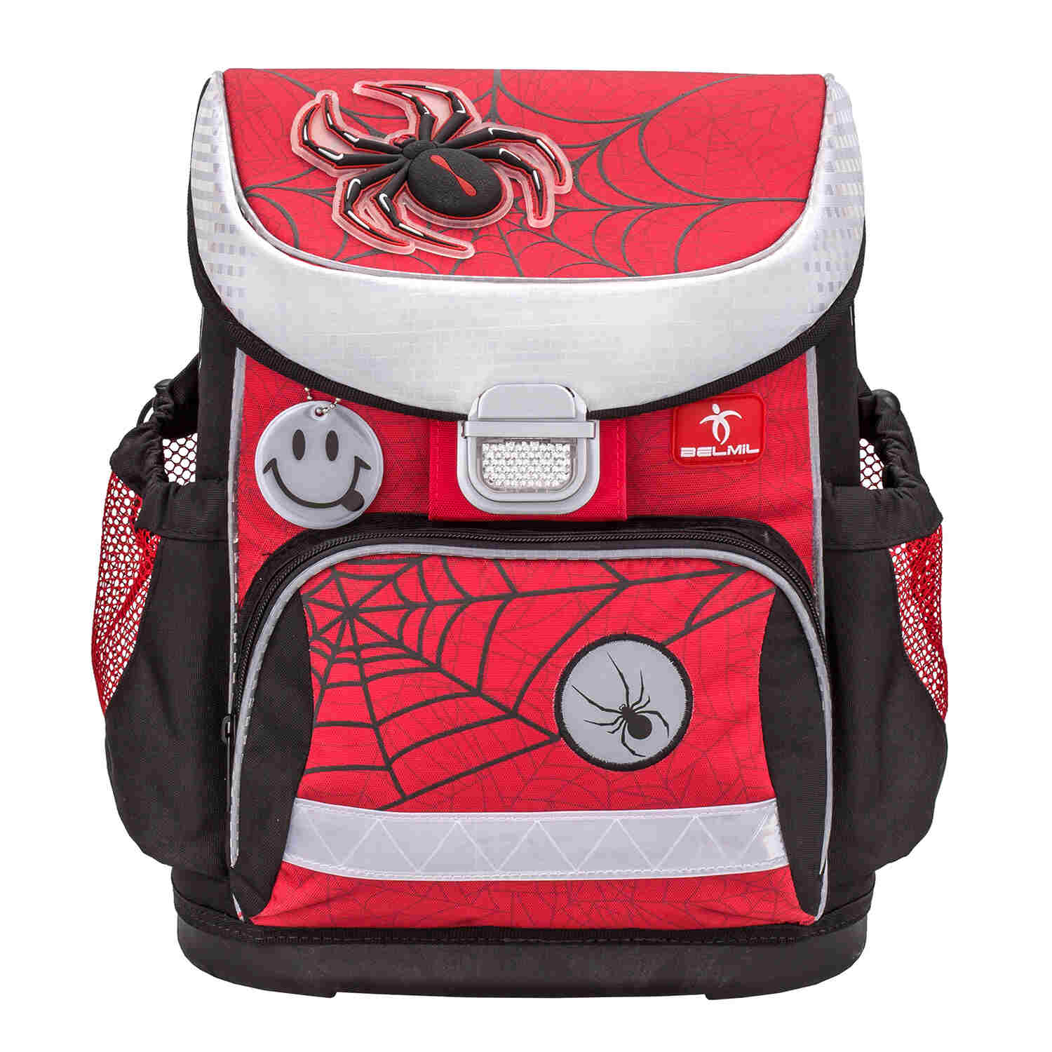 Školska Torba Mini-Fit Spiders red and black