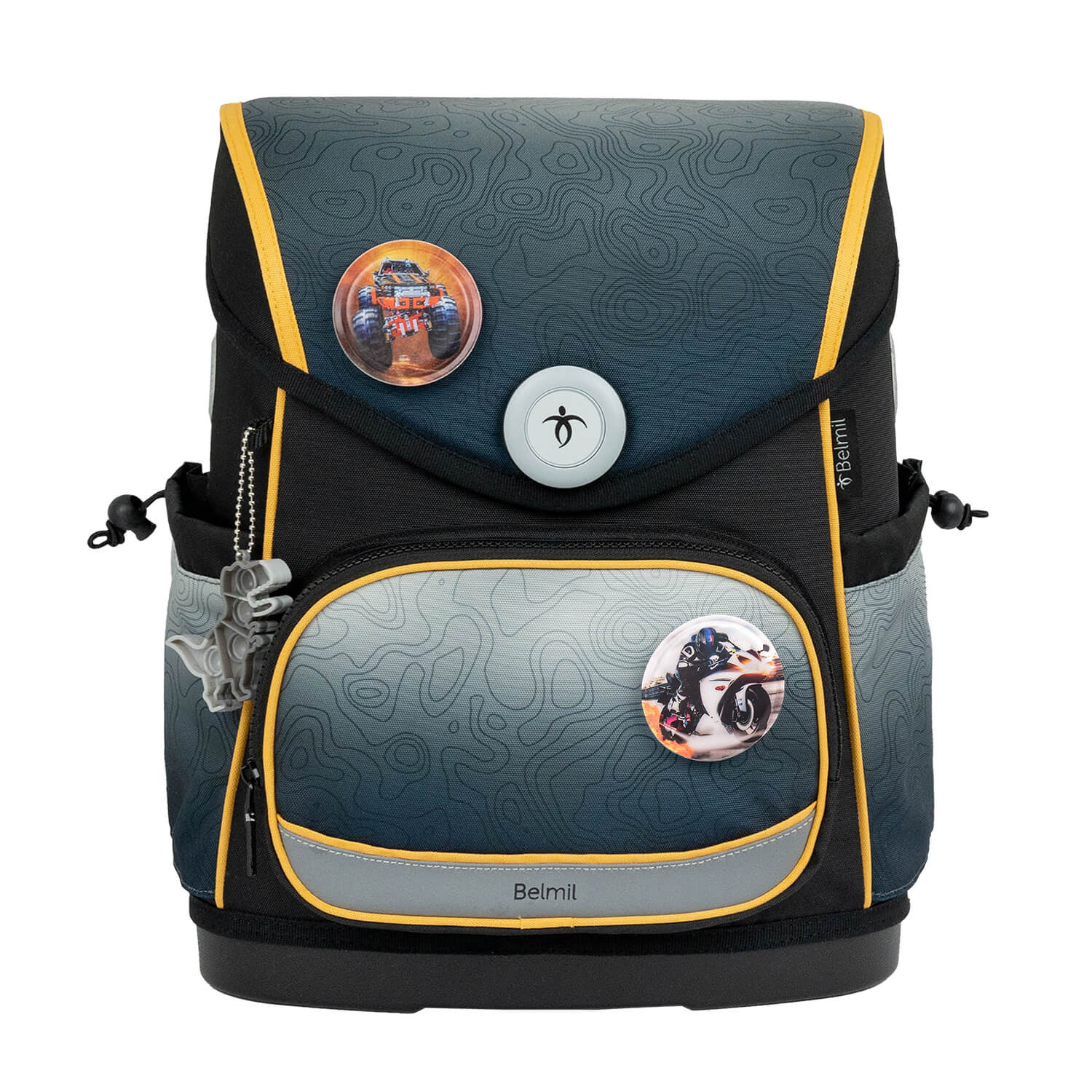 Premium Školska Torba Compact Plus Black-grey