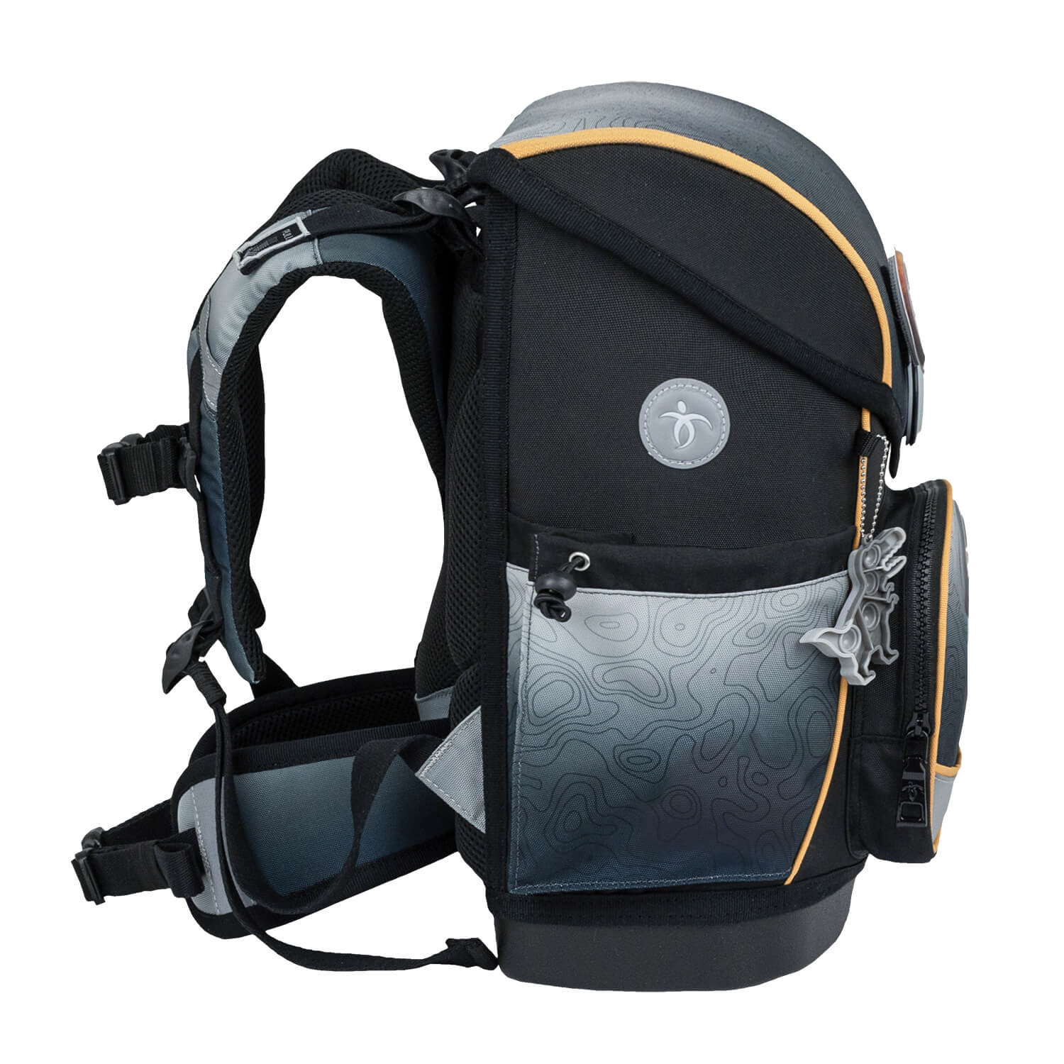 Premium Školska Torba Compact Plus Black-grey