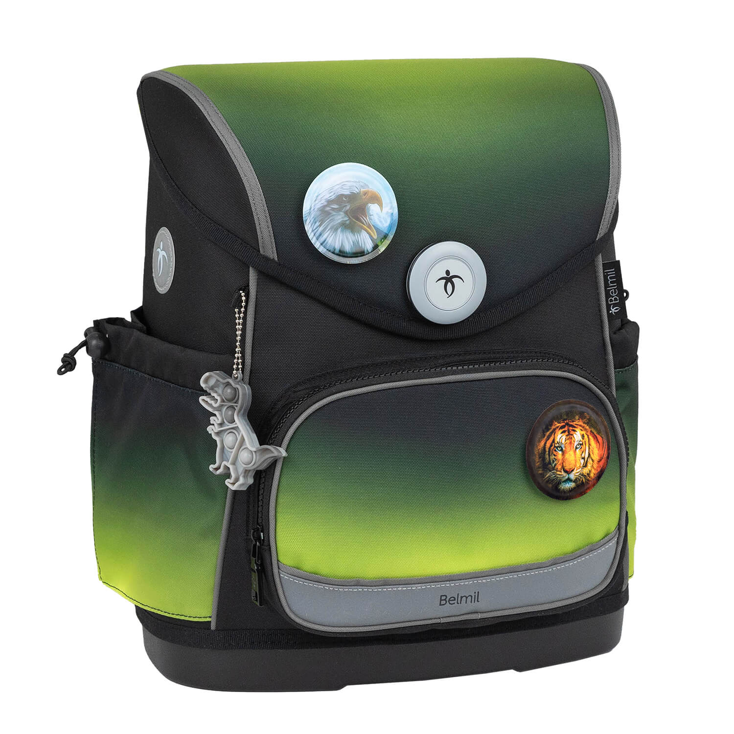 Premium Školska Torba Compact Plus Black-green