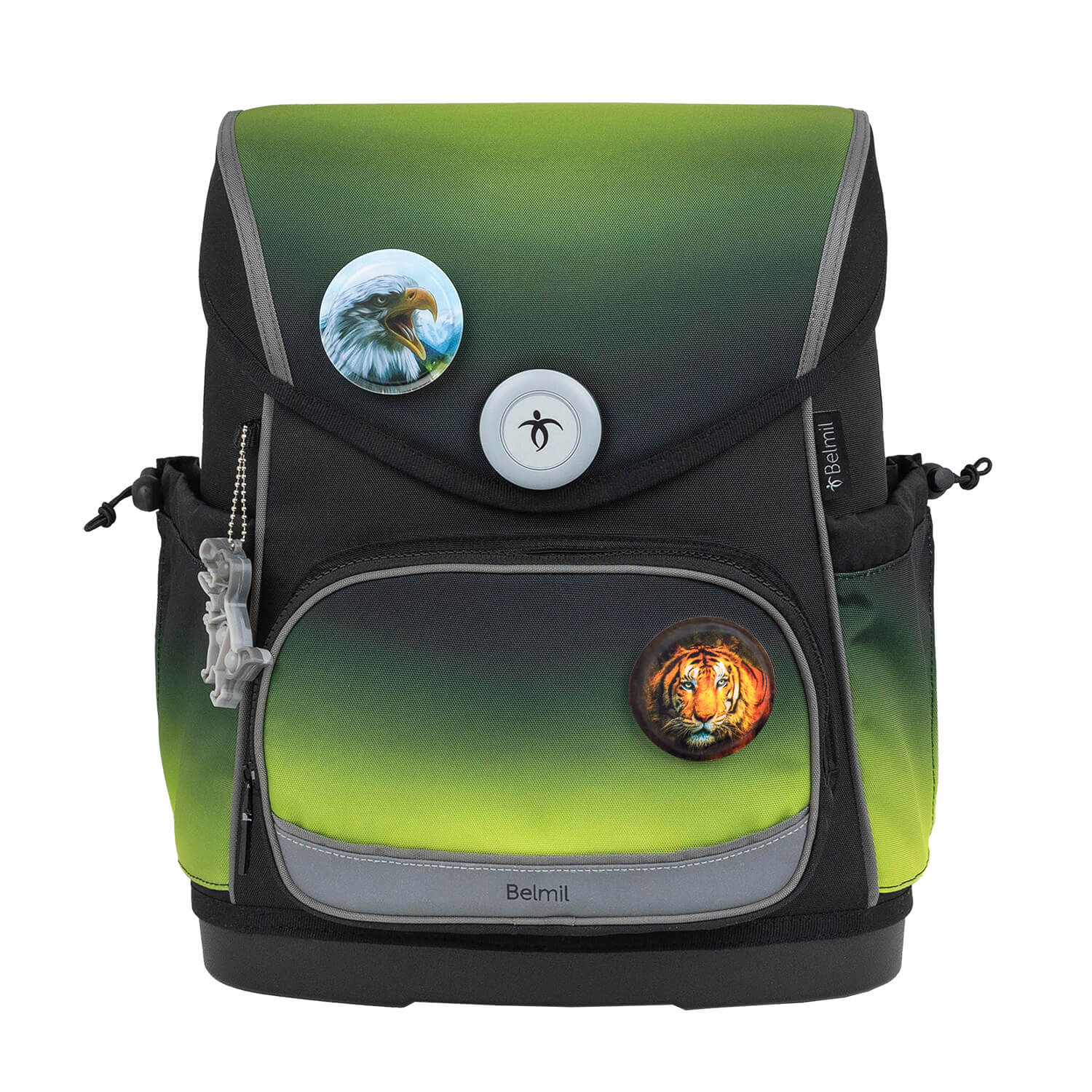 Premium Školska Torba Compact Plus Black-green
