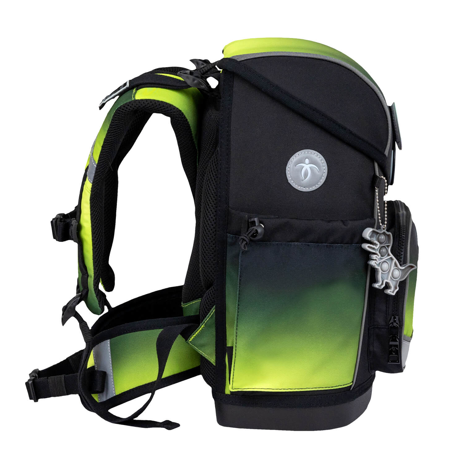 Premium Školska Torba Compact Plus Black-green