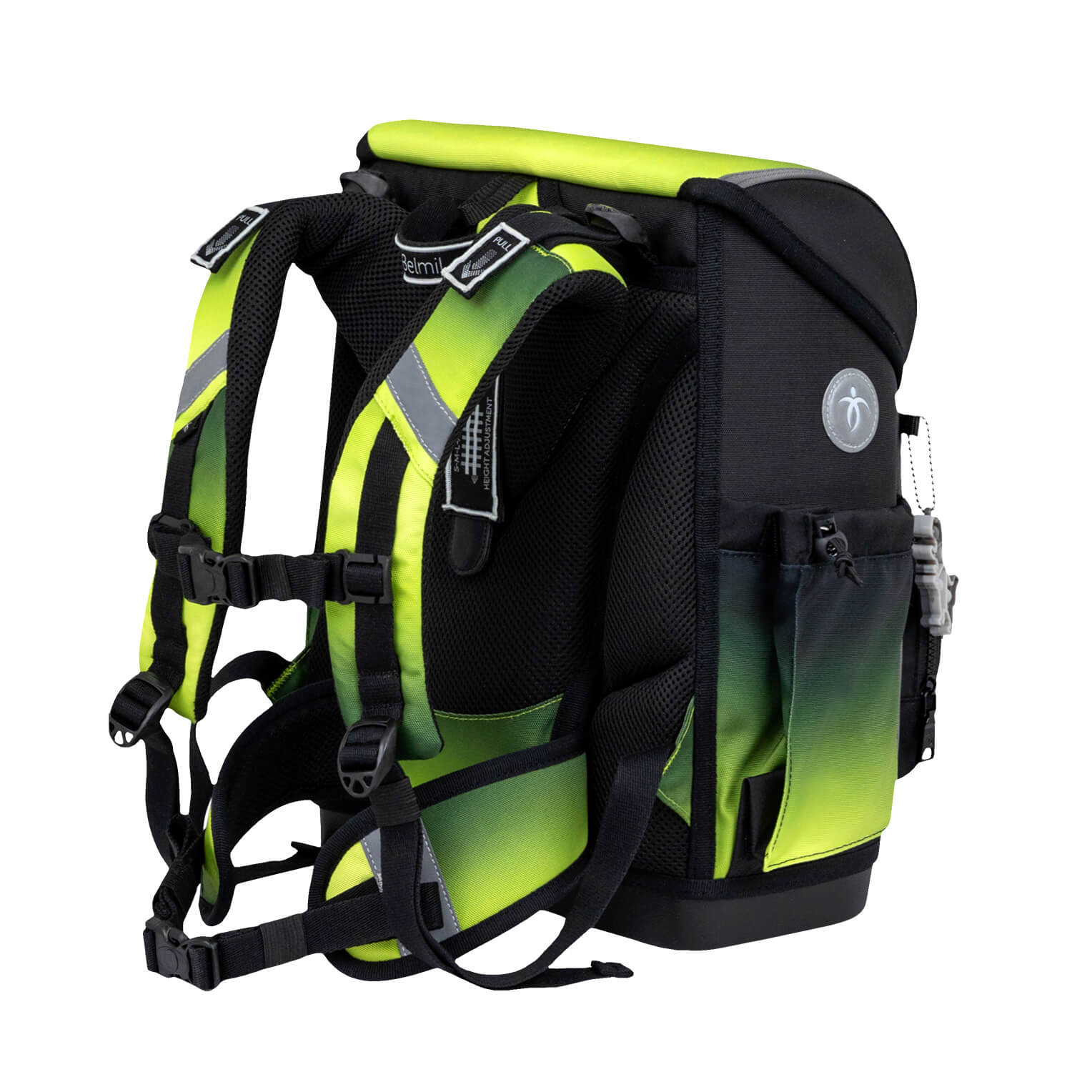 Premium Školska Torba Compact Plus Black-green