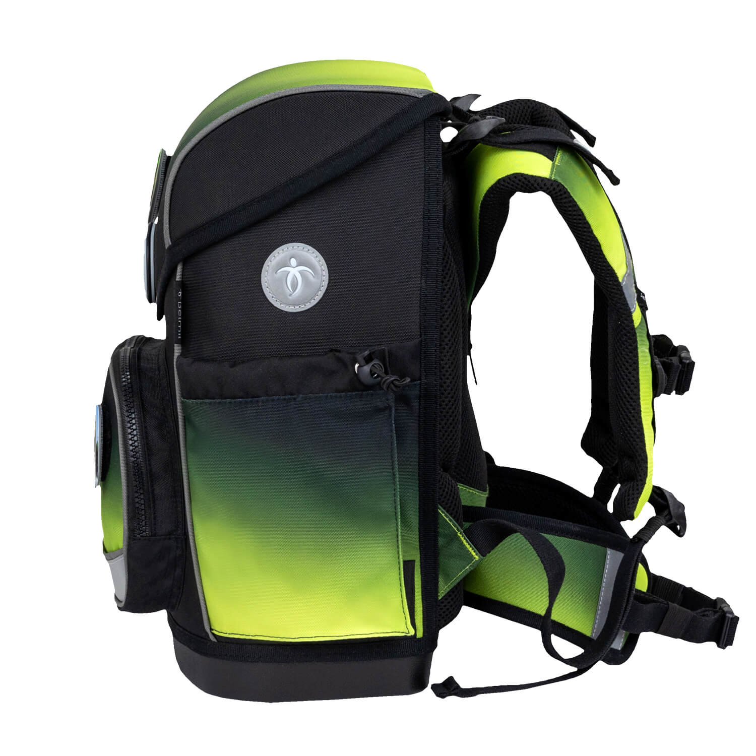 Premium Školska Torba Compact Plus Black-green