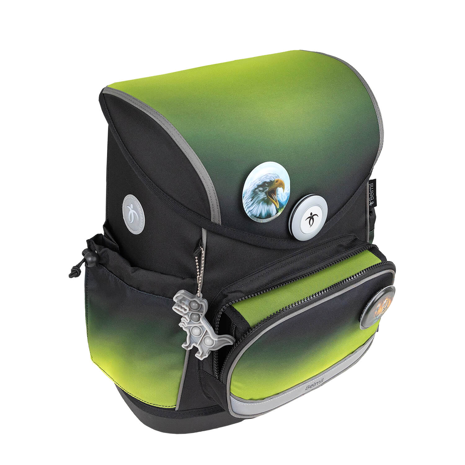 Premium Školska Torba Compact Plus Black-green