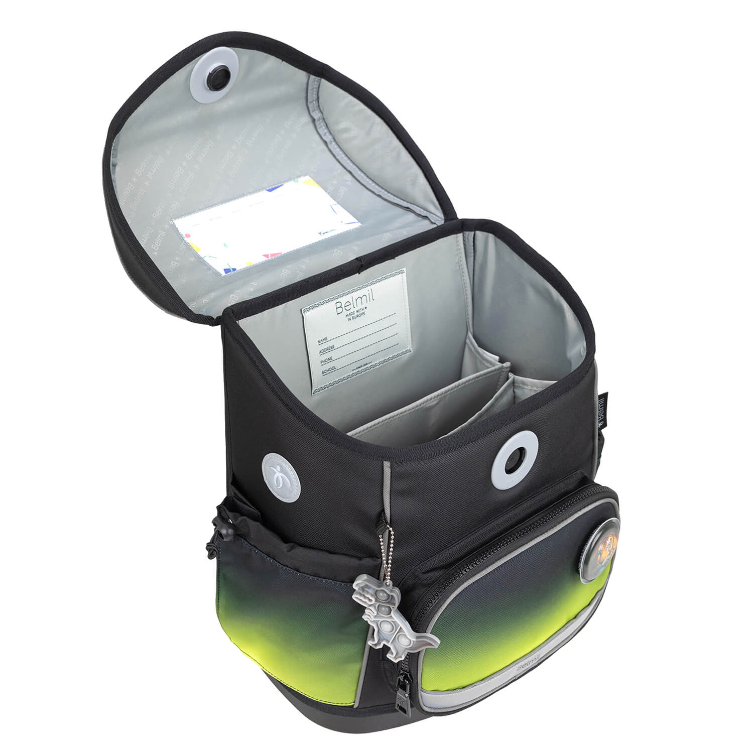 Premium Školska Torba Compact Plus Black-green