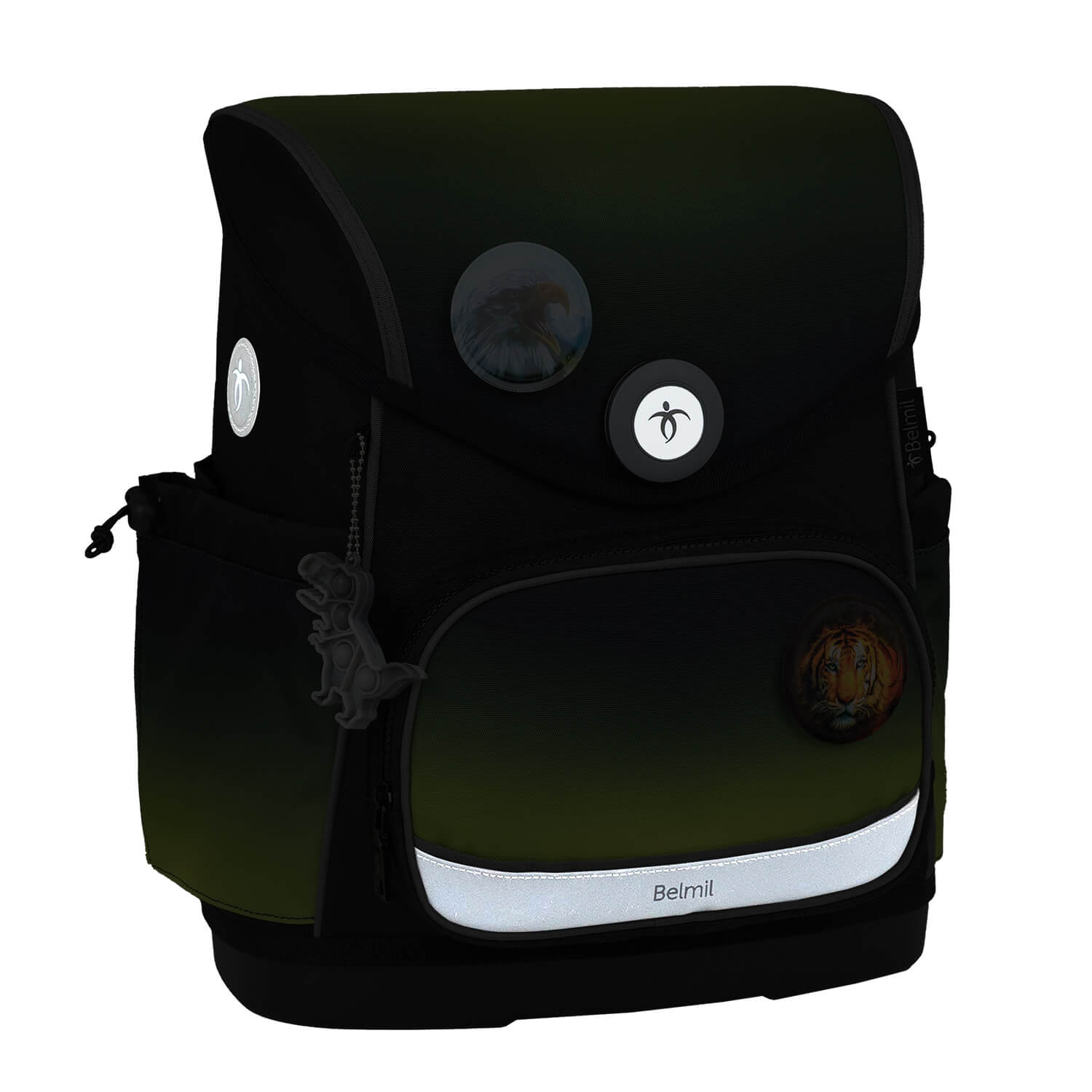 Premium Školska Torba Compact Plus Black-green