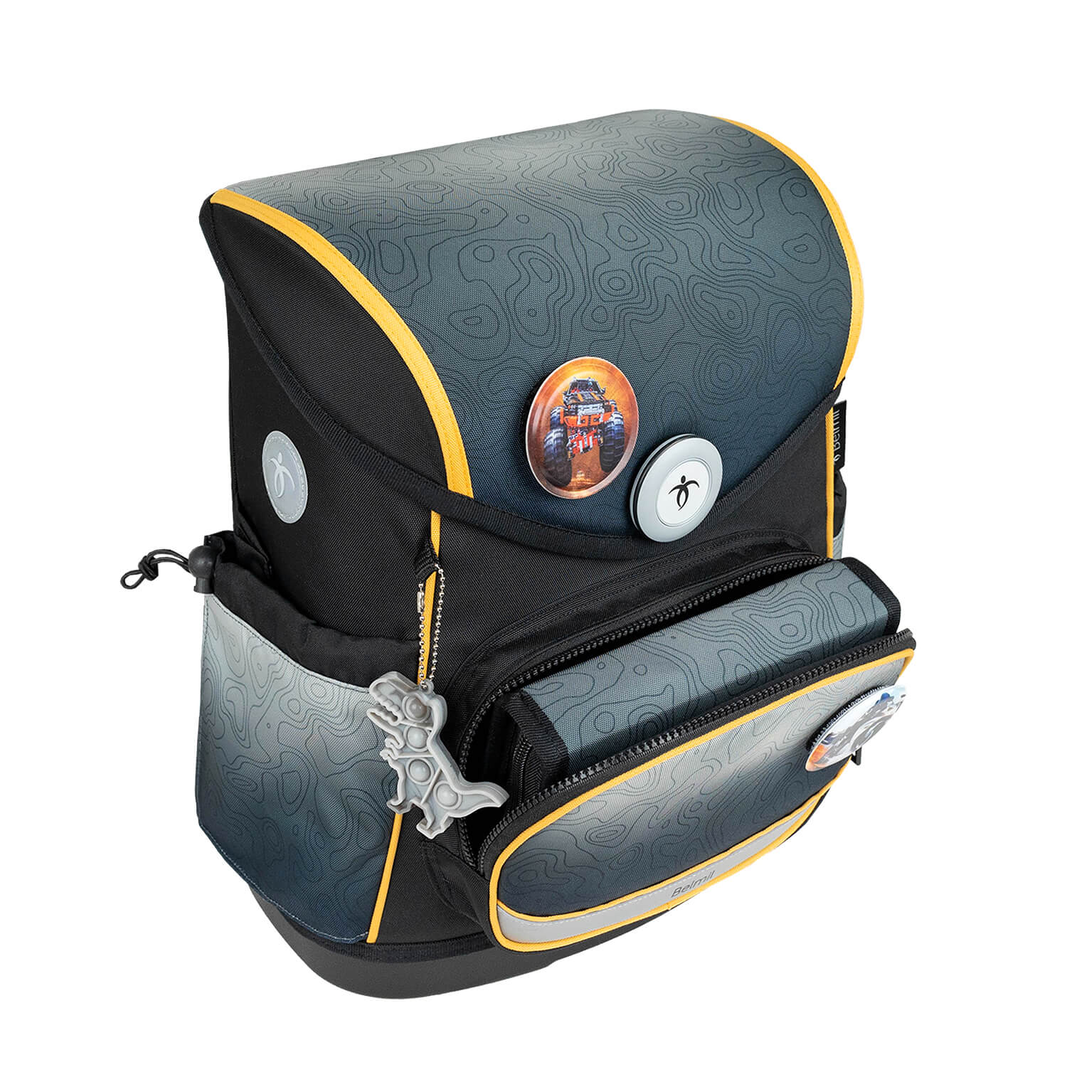 Premium Školska Torba Compact Plus Black-grey