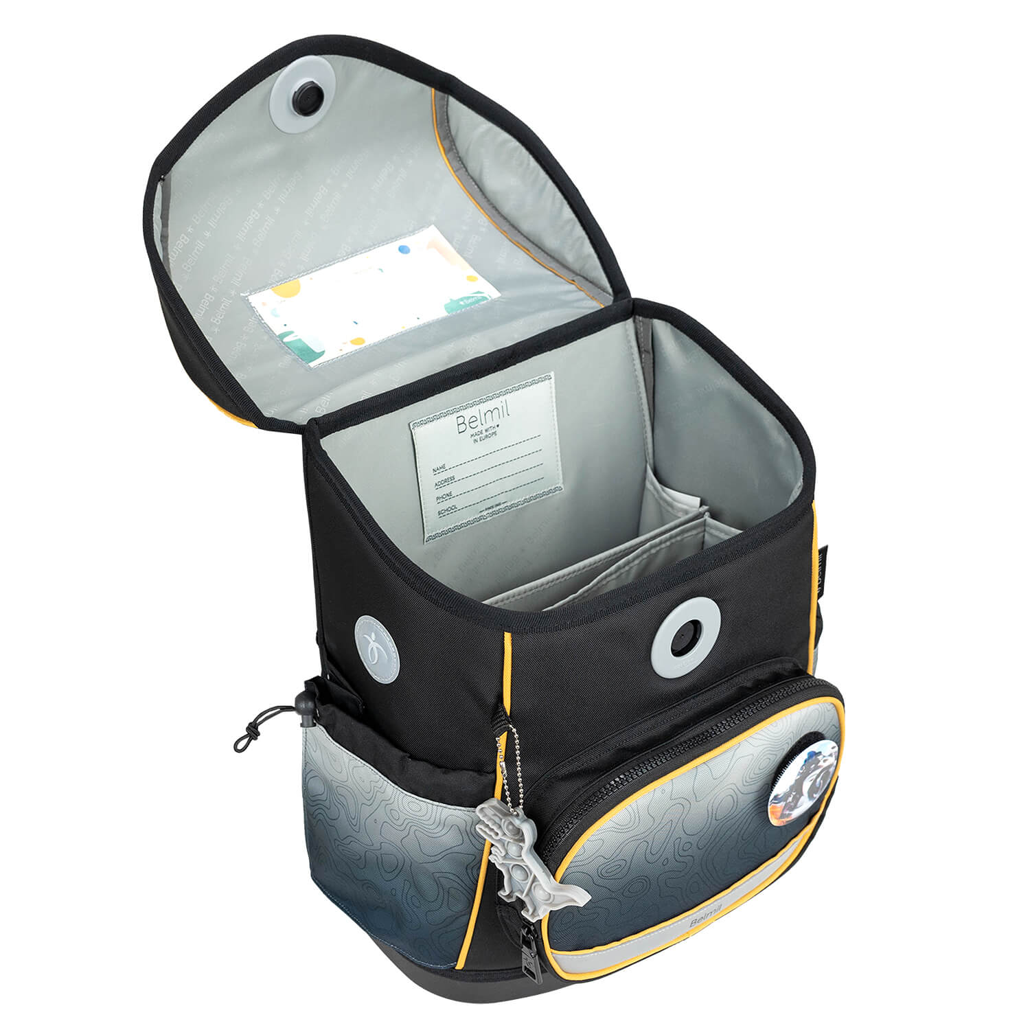 Premium Školska Torba Compact Plus Black-grey