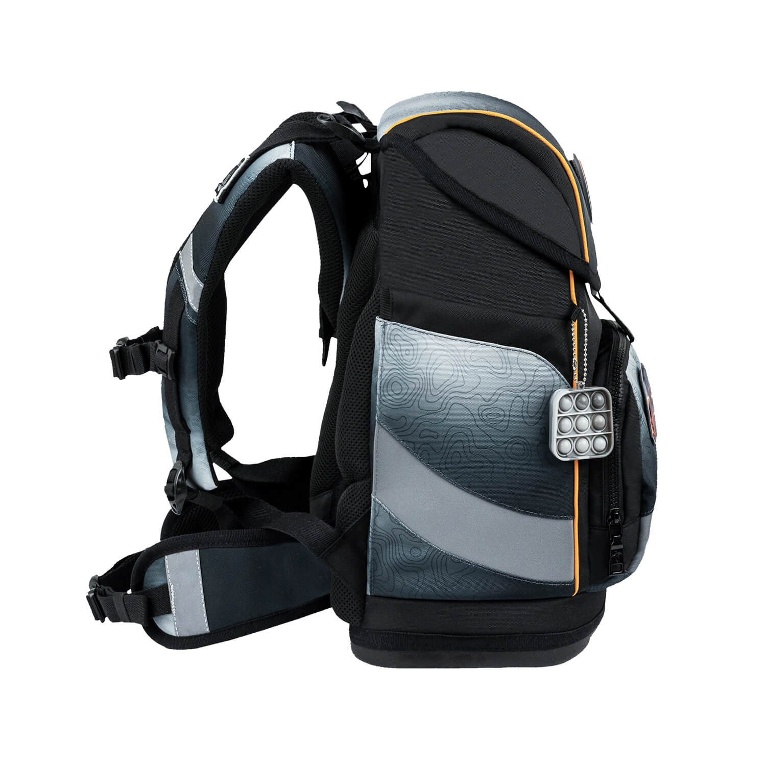 Premium Školska Torba Smarty Black-Grey