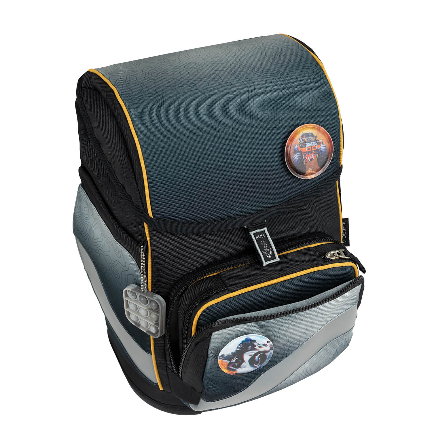 Premium Školska Torba Smarty Black-Grey