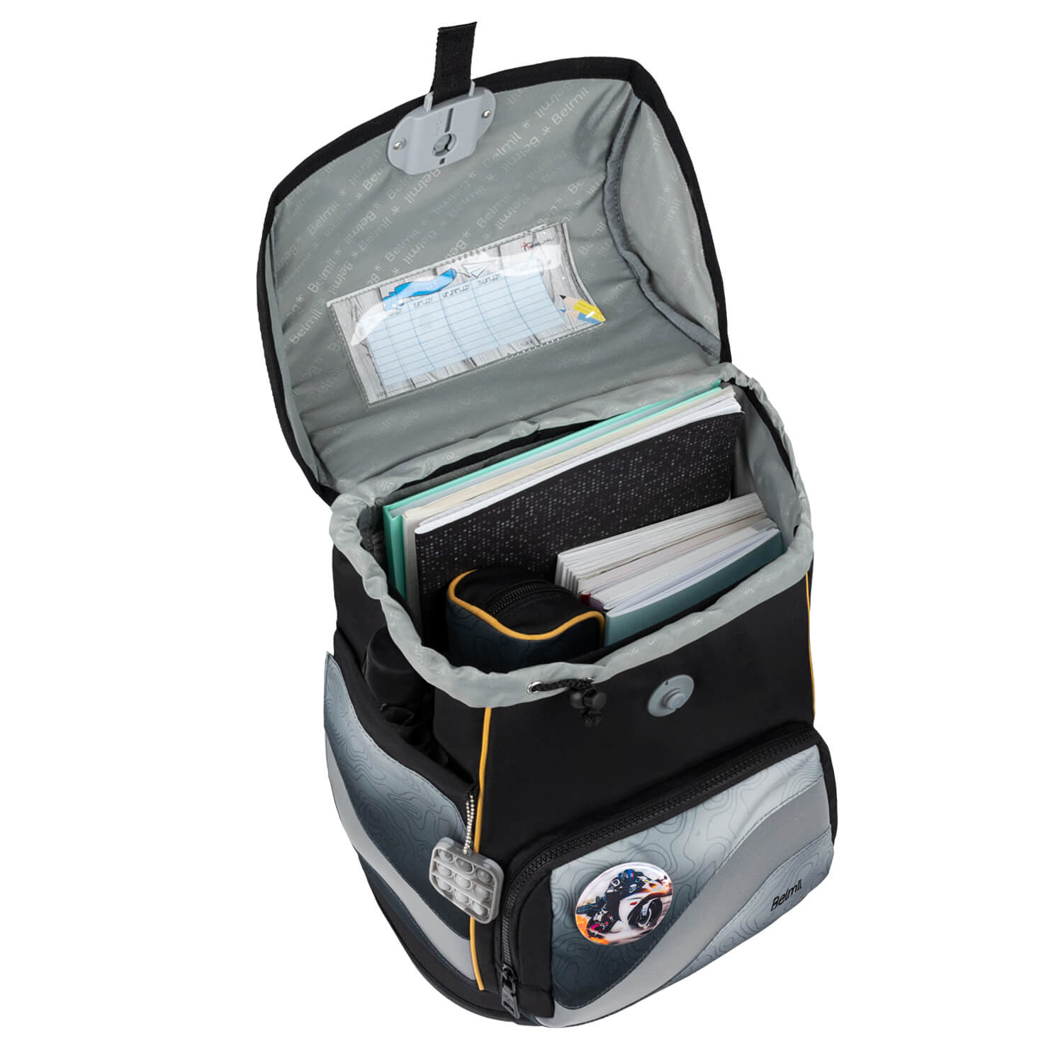 Premium Školska Torba Smarty Black-Grey
