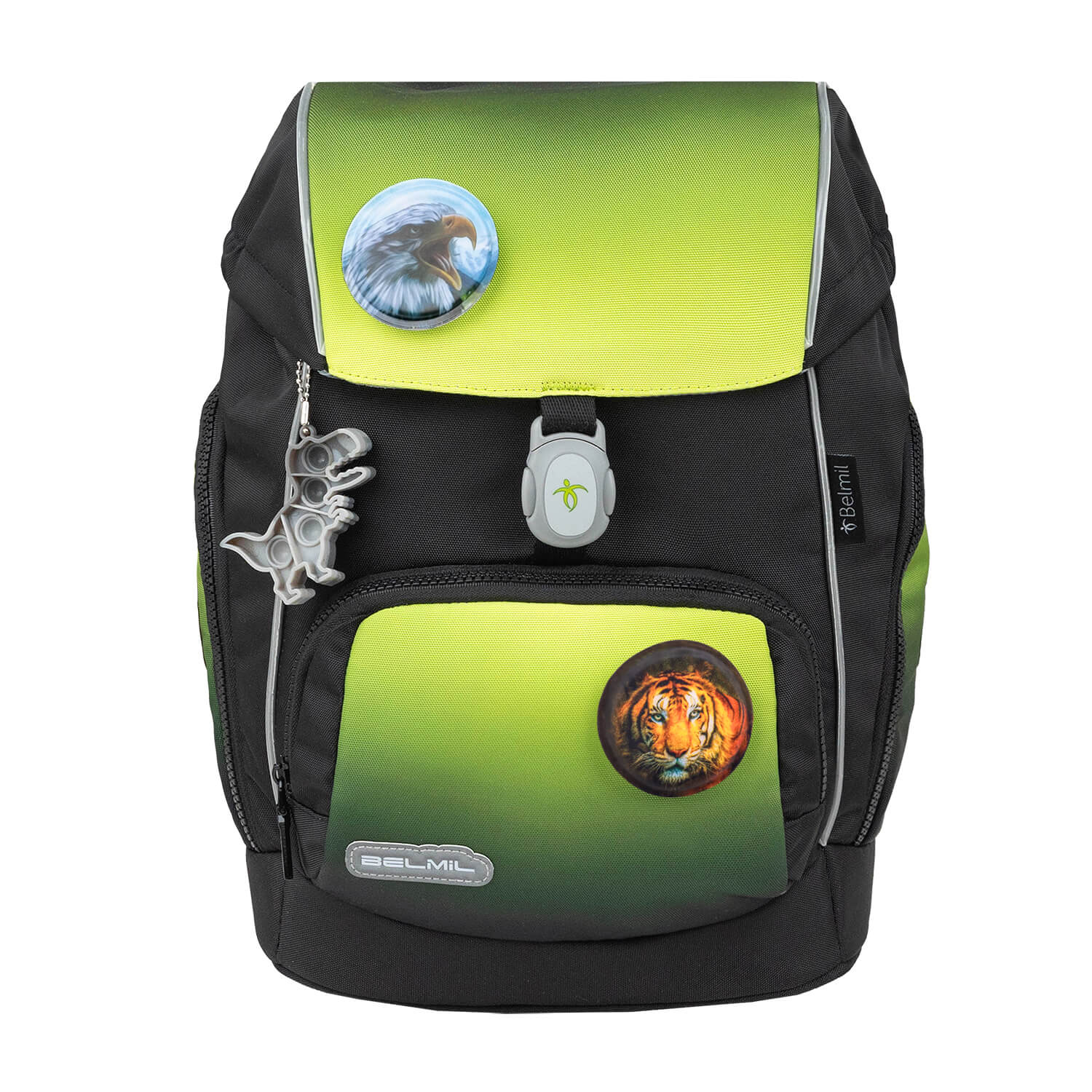Premium Školska Torba Comfy Black-green