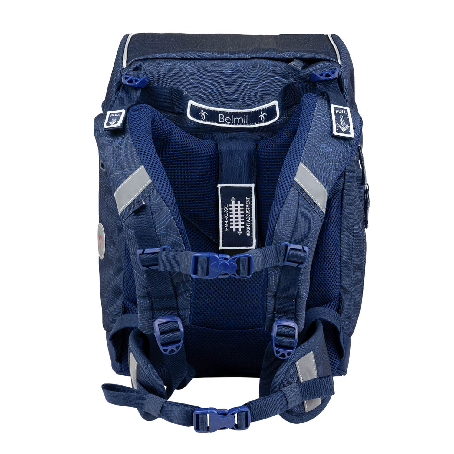 Premium Školska Torba Comfy Topographic