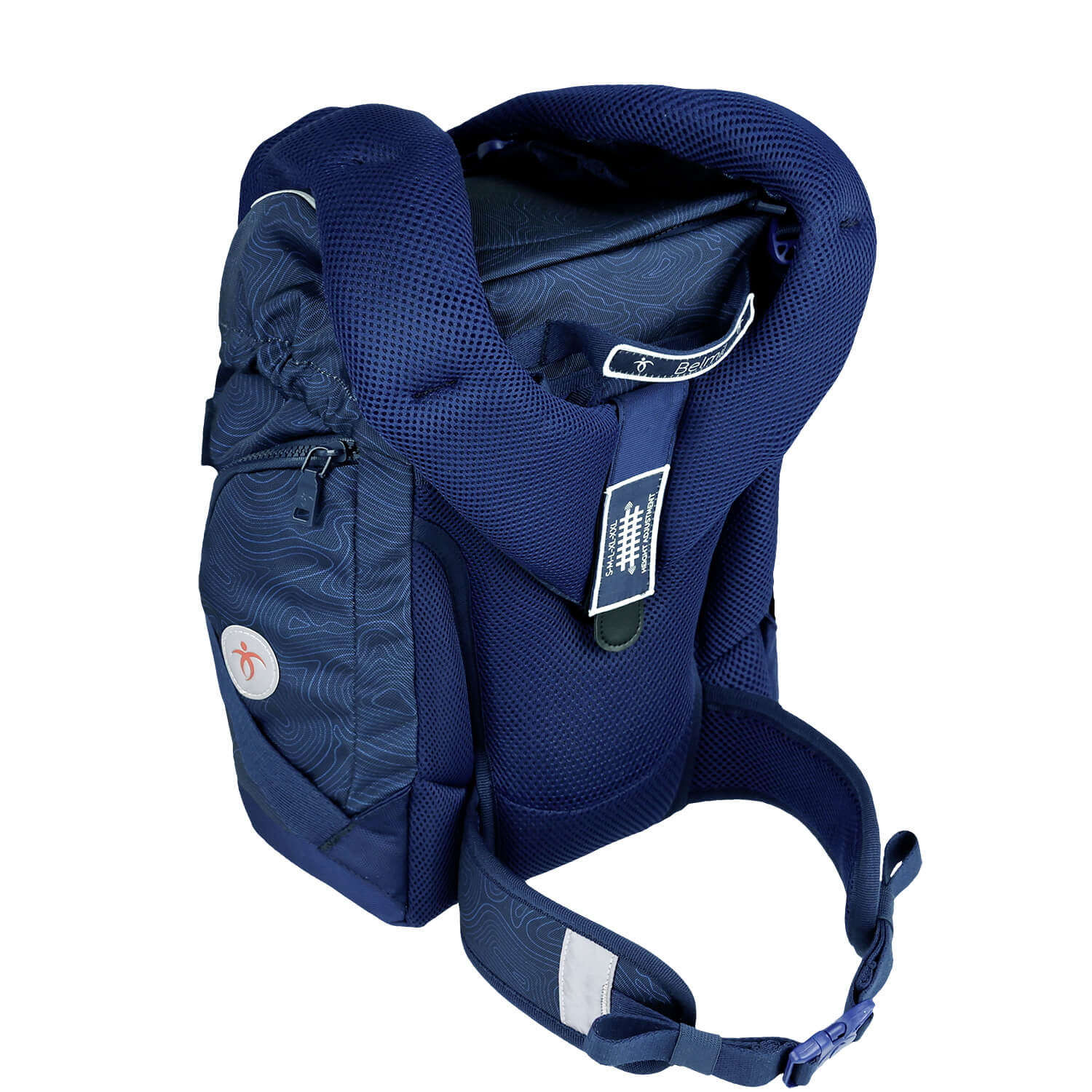 Premium Školska Torba Comfy Topographic