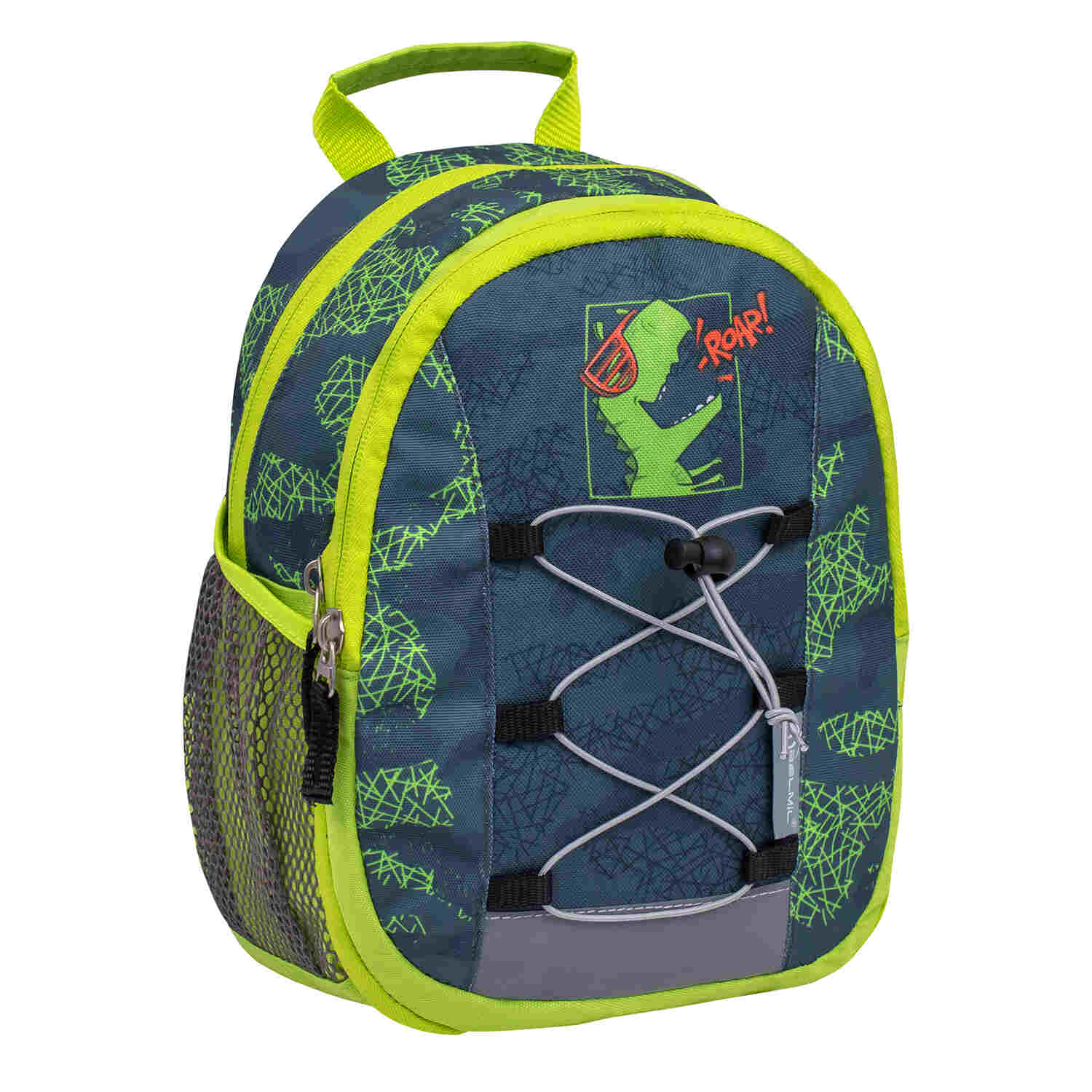 Ranac za vrtić Mini Kiddy Roaar neon