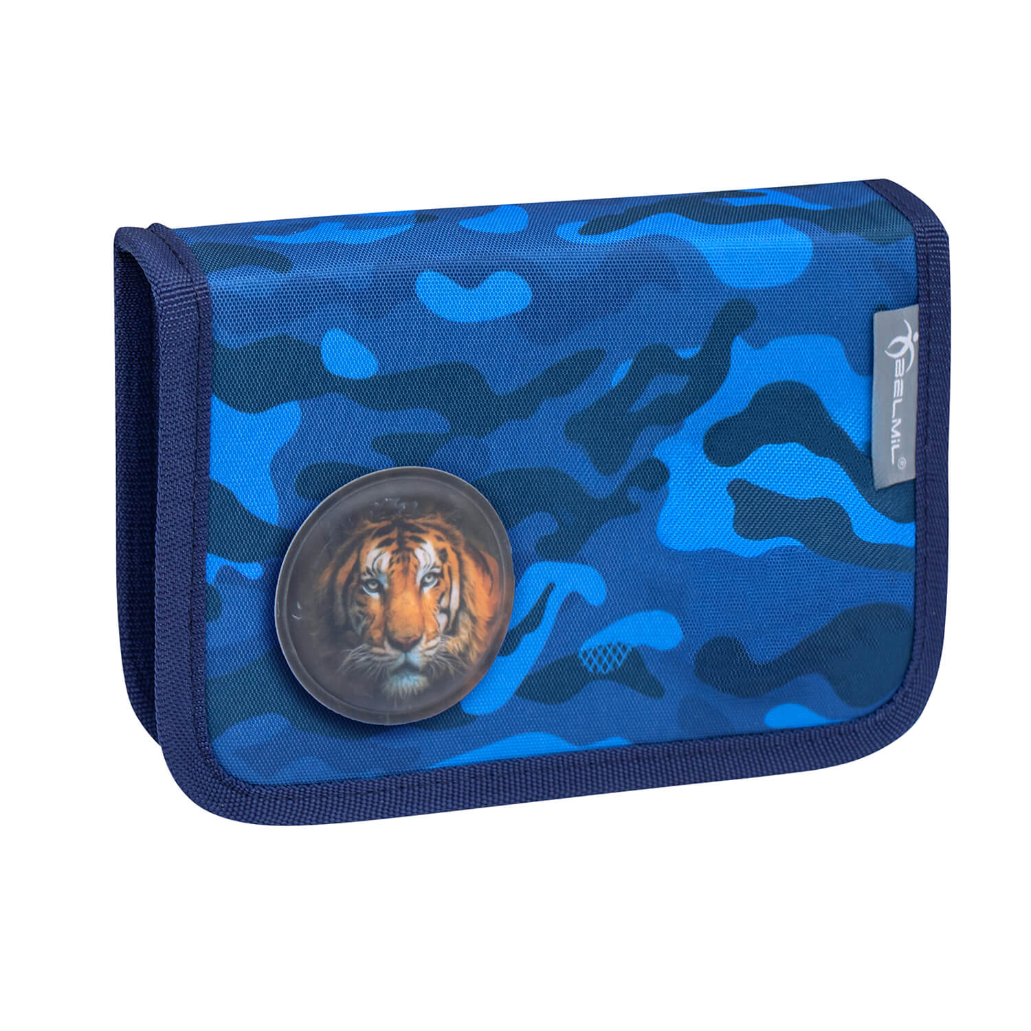 Pernica Prazna sa dva flepa Blue camouflage