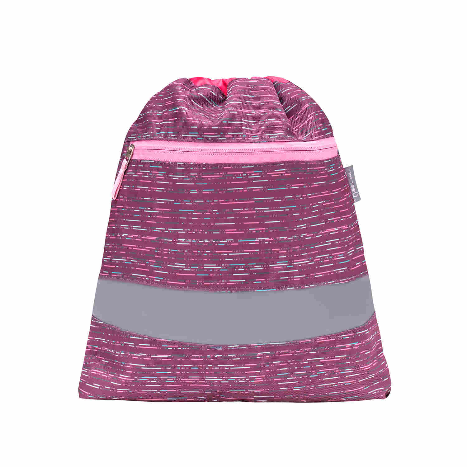 Torba za fizičko Stripes bordeaux