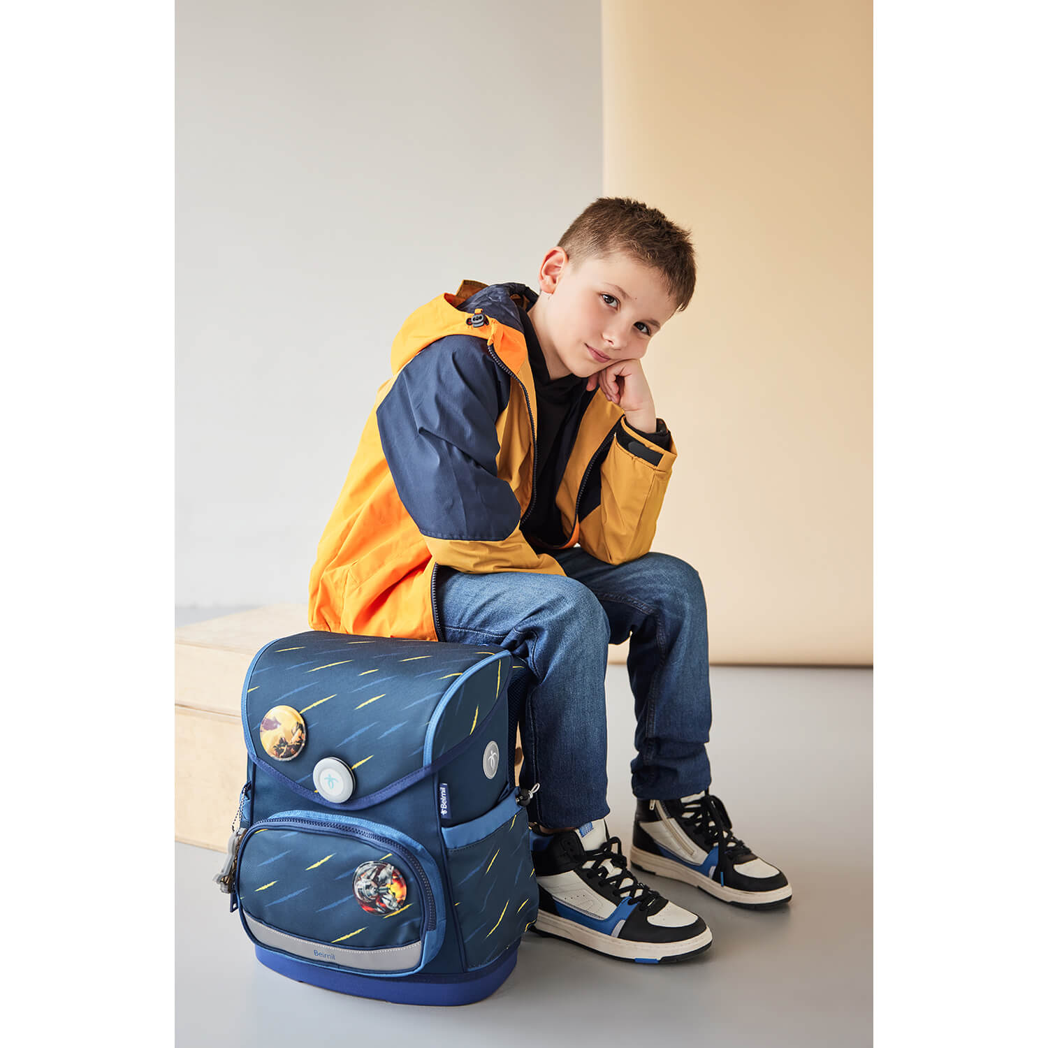 Premium Školska Torba Compact Plus Orion blue
