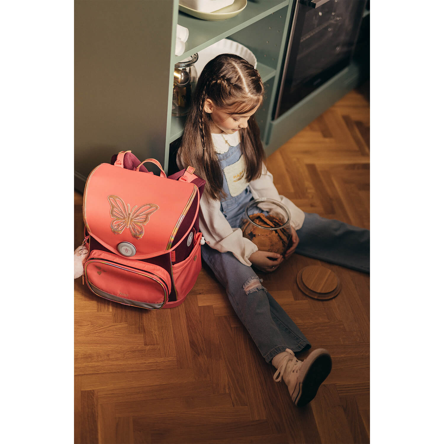 Premium Školska Torba Compact Plus Coral