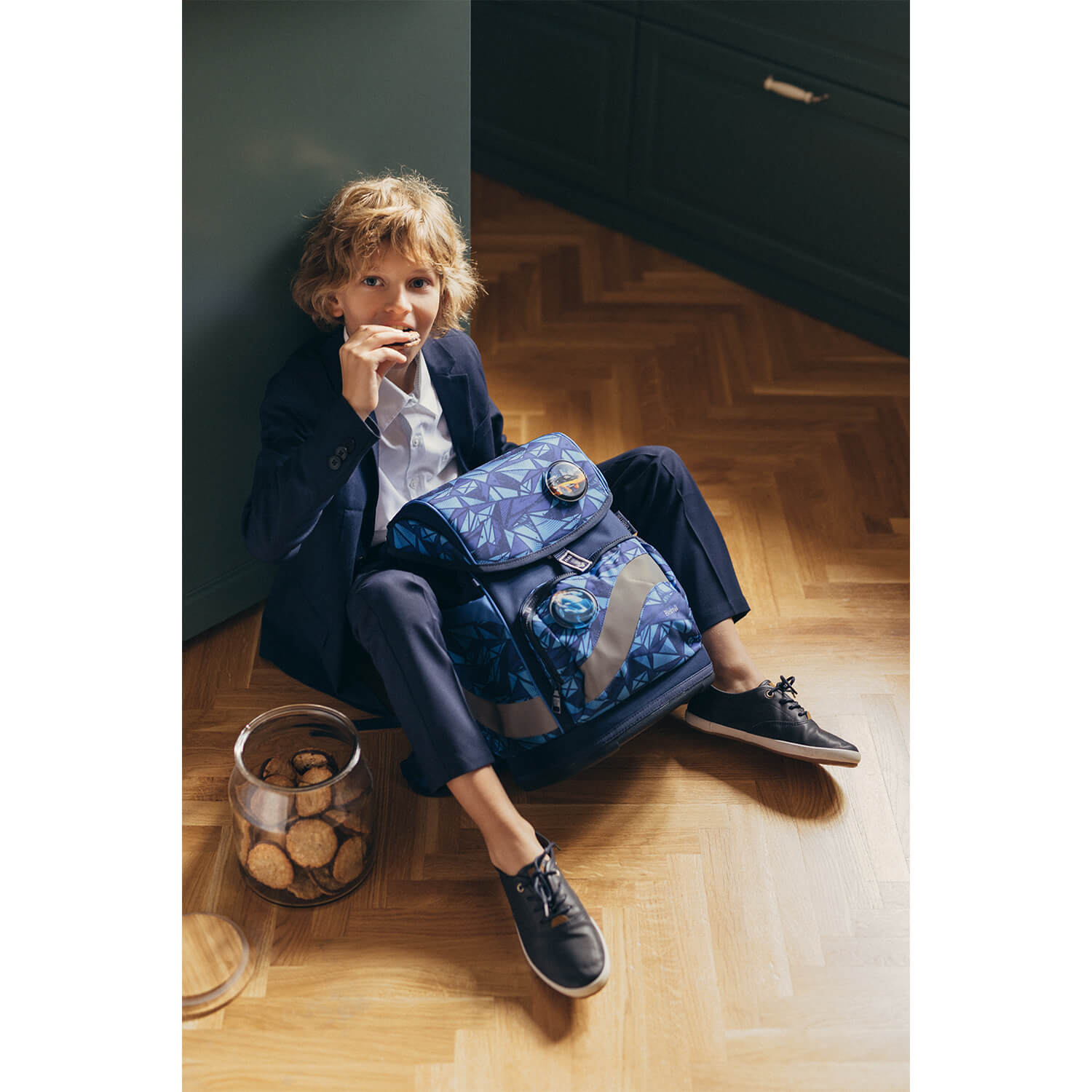 Premium Školska Torba Smarty Glacier blue