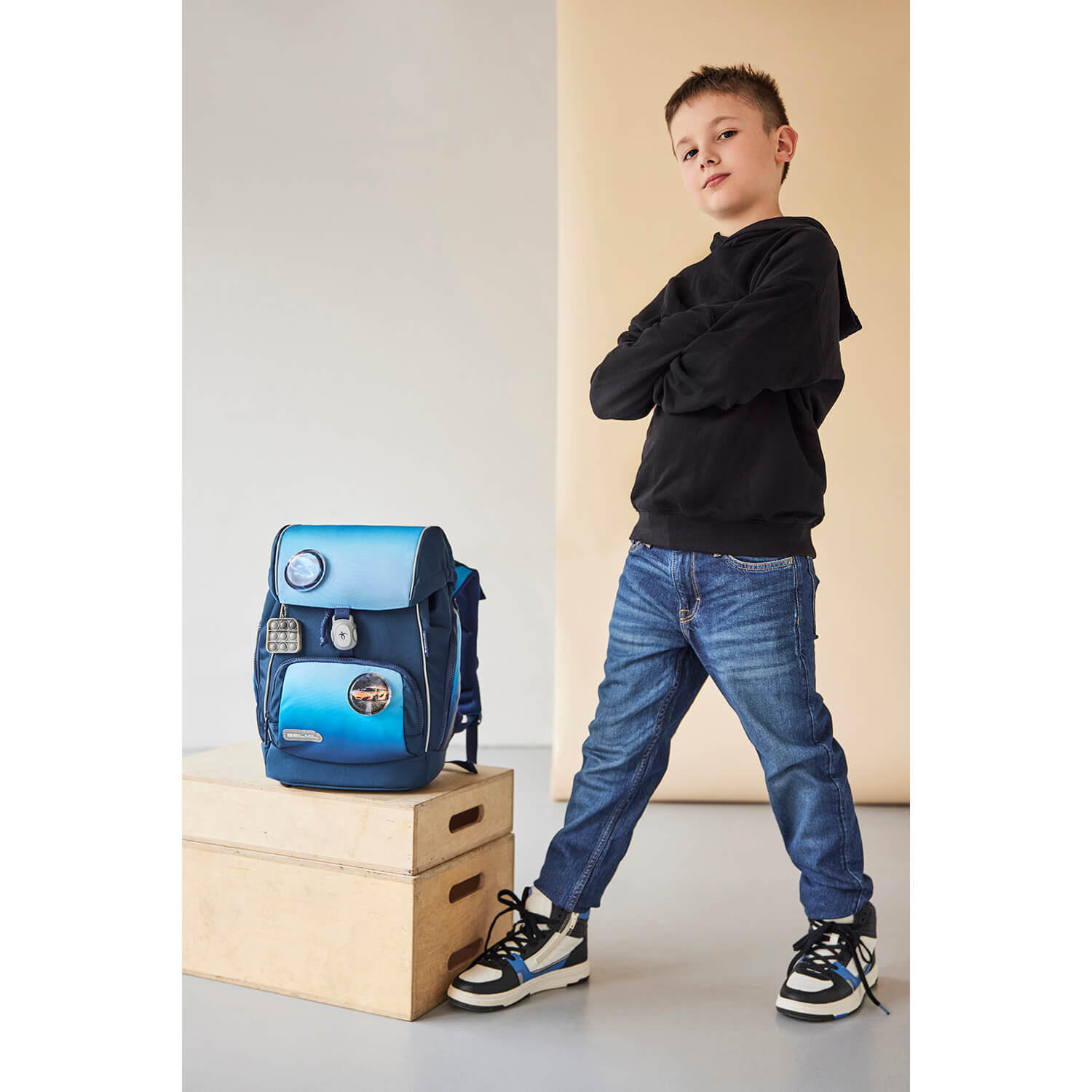 Premium Školska Torba Comfy Blue-navy